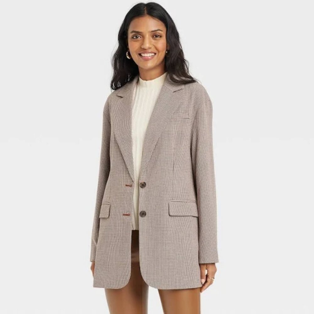 New Day Houndstooth Blazer